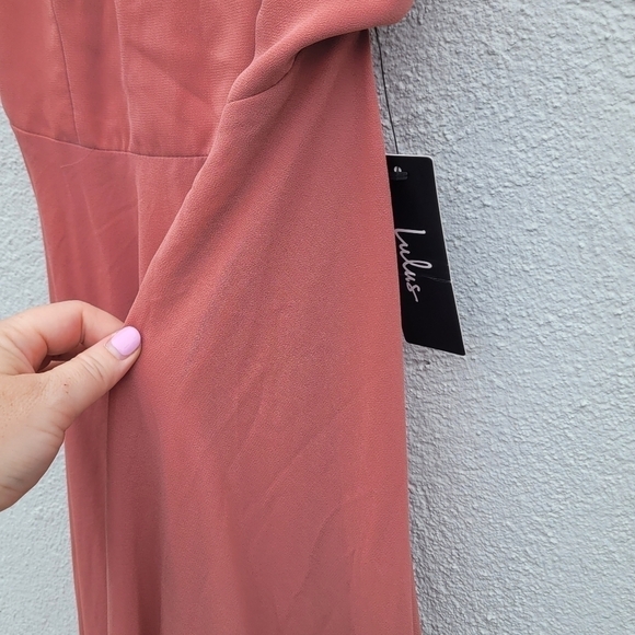 NWT Lulu's criss cross back thin straps maxi dress size M - Picture 5 of 10